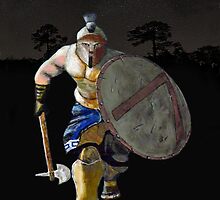 Spartan Warrior Charge by Eric Kempson