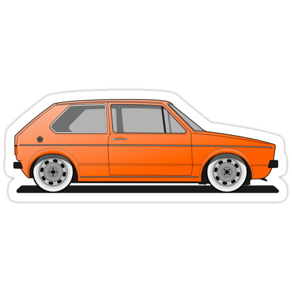 Volkswagen Golf Mk1 Orange by Volkswagen Guy