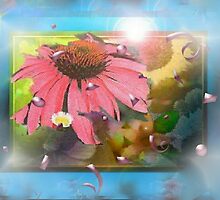 Flower shadowbox by ♥⊱ B. Randi Bailey