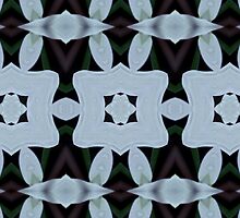 SKY BLUE LATTICE: Kaleider pattern 02 by Dayonda