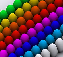 Colorful eggs by Nasko .