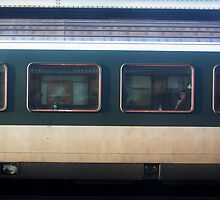Vevey Station - The Commuters by Eric Strijbos
