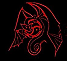 red bdsm dragon by g1bson