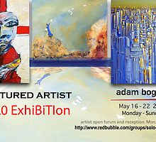 Adam Bogusz' Solo Exhibition Banner by solo-exhibition