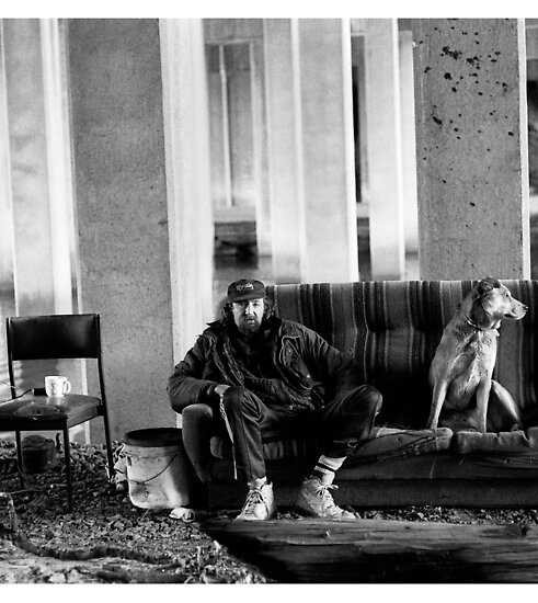 Street Photography: Bill and his dog Ted by docophoto Street Photography: Bill and his dog Ted by docophoto