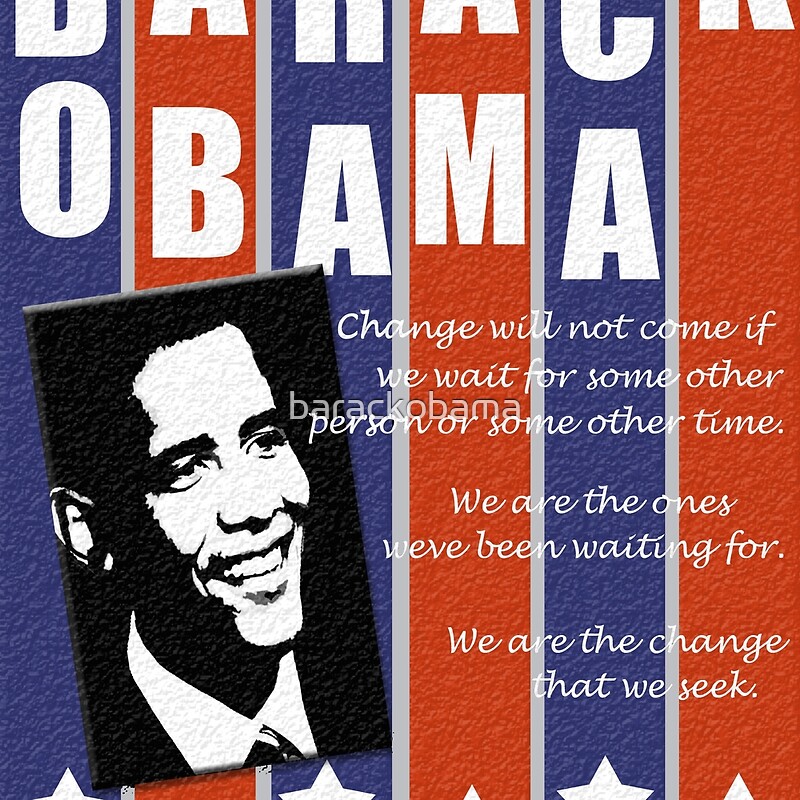 barack obama poster change. Barack Obama Change