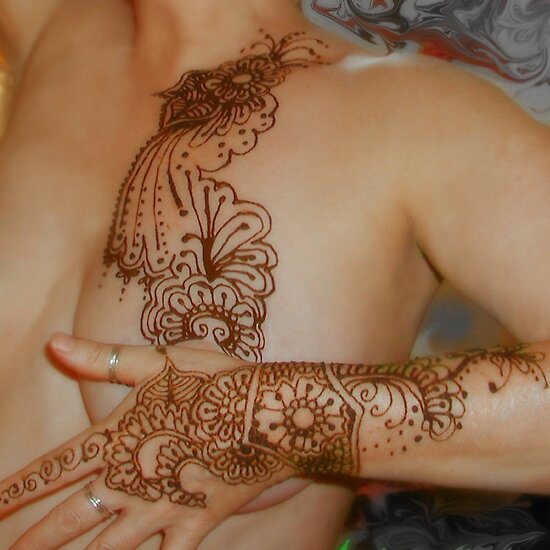 Henna Tattoo Body Work by