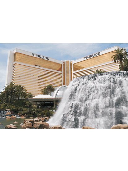 las vegas sign vector. Mirage Las Vegas vector