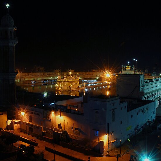 golden temple at night. Golden Temple at Night