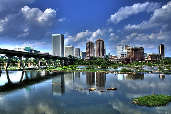 cleveland skyline vector. wallpaper Skyline Night And