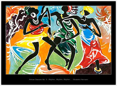 African Dancers Art