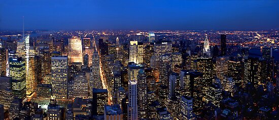 new york skyline night. New York Skyline at Night