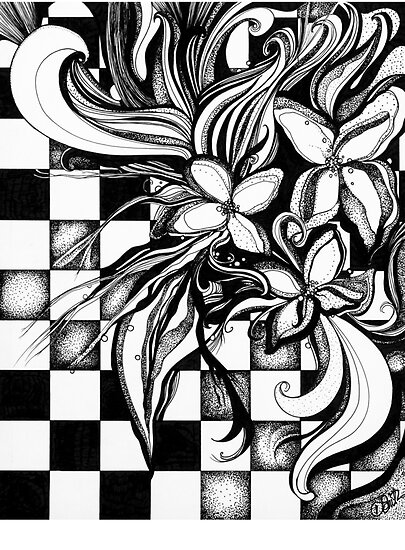 Pen and Ink Flowers on pictures of flowers to draw. Pen and Ink Flowers on