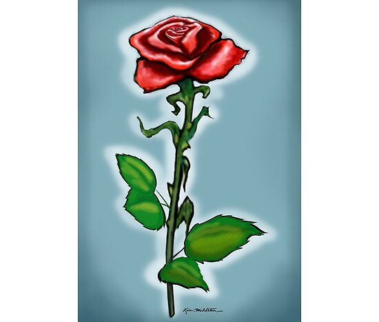 red rose drawing. Single+red+rose+drawing
