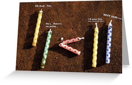 Birthday surprise greeting card