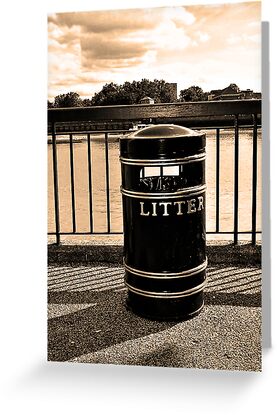 Greeting Card: Keeping the Thames clean! (Print A)