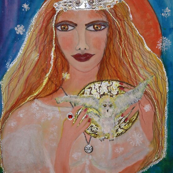 Winter Arianrhod Welsh Goddess" Fine Art Print by eoconnor | RedBubble Winter Arianrhod Welsh Goddess" Fine Art Print by eoconnor | RedBubble