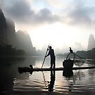 Sunrise on the Li River by Valérie Curty