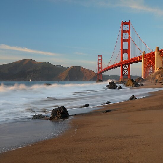 golden gate bridge sunset. Golden Gate Bridge at Sunset