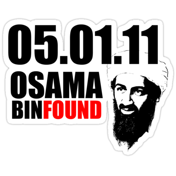 bin laden stencil bin laden dead. Sticker: Osama Bin Laden Dead