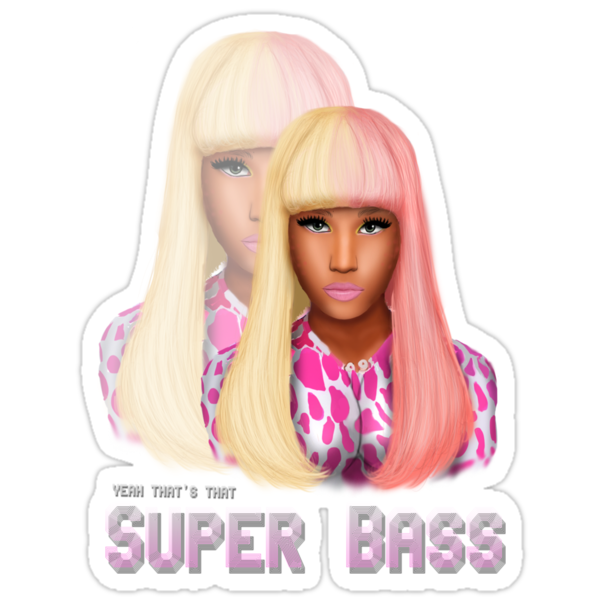 nicki minaj super bass pics. Sticker: Nicki Minaj- Super