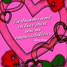 Hearts and Roses Romantic Card by ladyluck7711