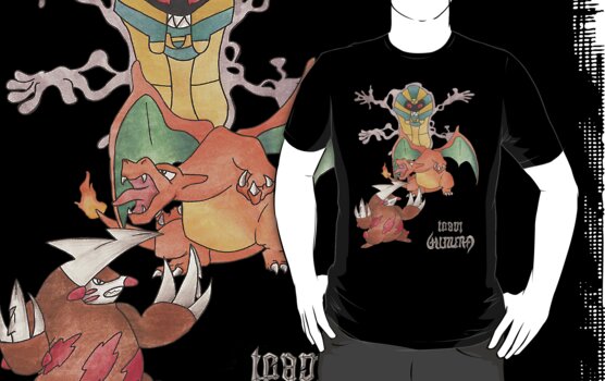 work.7799321.1.fig,black,mens,ffffff.dereks-excadrill-charizard-and-cofagrigus-v3.jpg