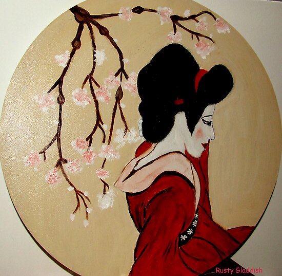 japanese art geisha. Geisha Girls by Rusty Gladdish