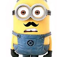 Minion with Moustache by Britishguy911