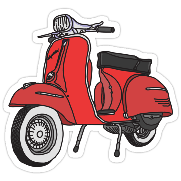 Vespa рисунок