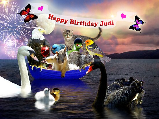 \u0026quot;Happy Birthday Judi Taylor ;-)\u0026quot; by digitalmidge | Redbubble