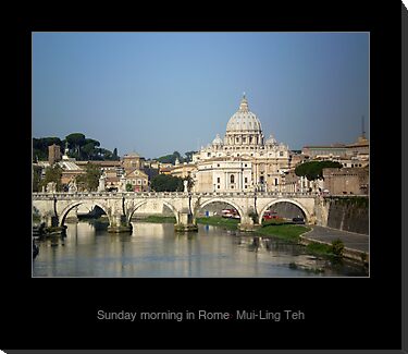 "Sunday morning in Rome" by Mui-Ling Teh